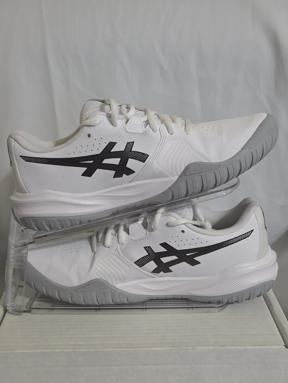 Asics Gel-Challenger 15 White/Gunmetal US Men Size 10.5 - Picture 3 of 11
